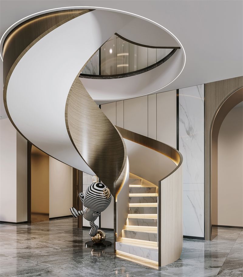 别墅装修楼梯多少钱一米,别墅楼梯装修多少预算合理