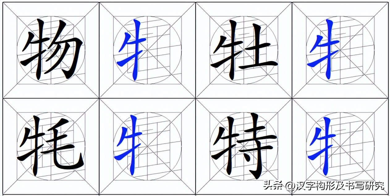 汉字偏旁部首书写规范,偏旁字书写规范