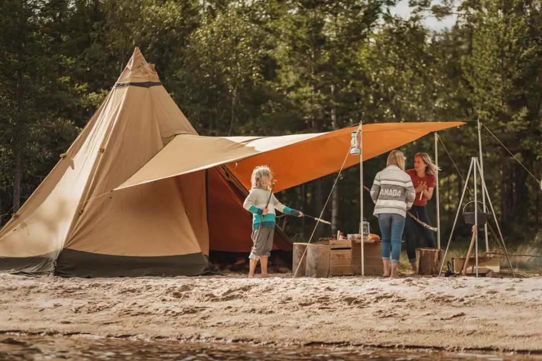 怎么做小帐篷露营地,自己制作露营风餐厅帐篷教程
