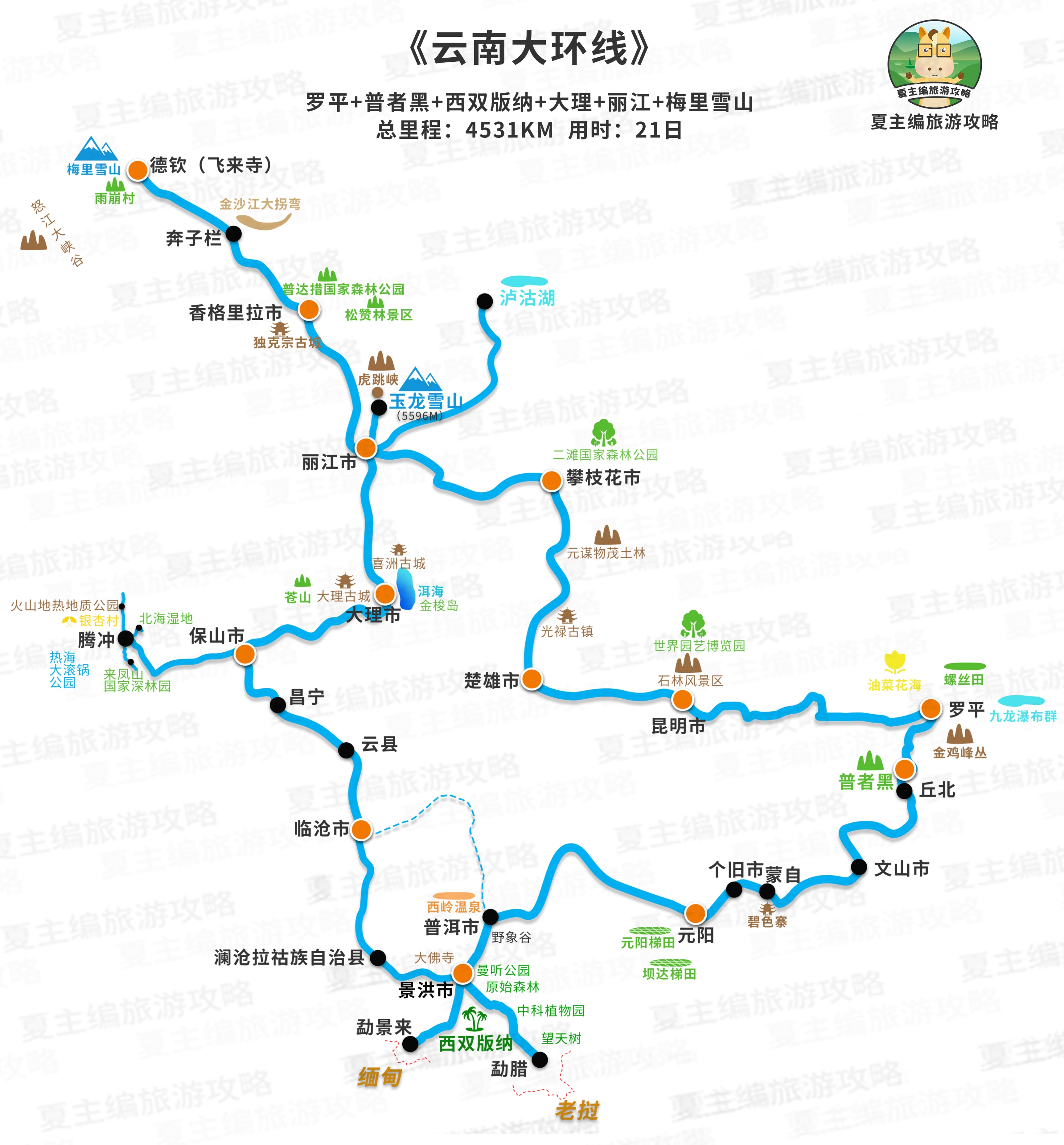 暑假旅游祖国西南后花园,总有一条适合你!云南8条旅游自驾线路