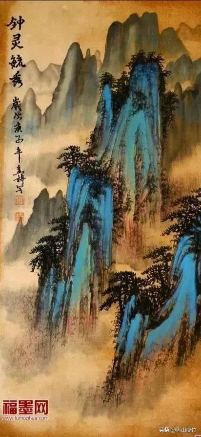 集名家精品山水画70幅欣赏,陈学良山水画精品欣赏40幅