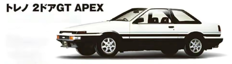 头文字d同款车型ae86多少钱,头文字dae86