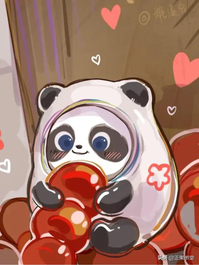 冰墩墩和他的出圈神曲,各种颜色的冰墩墩高清图片