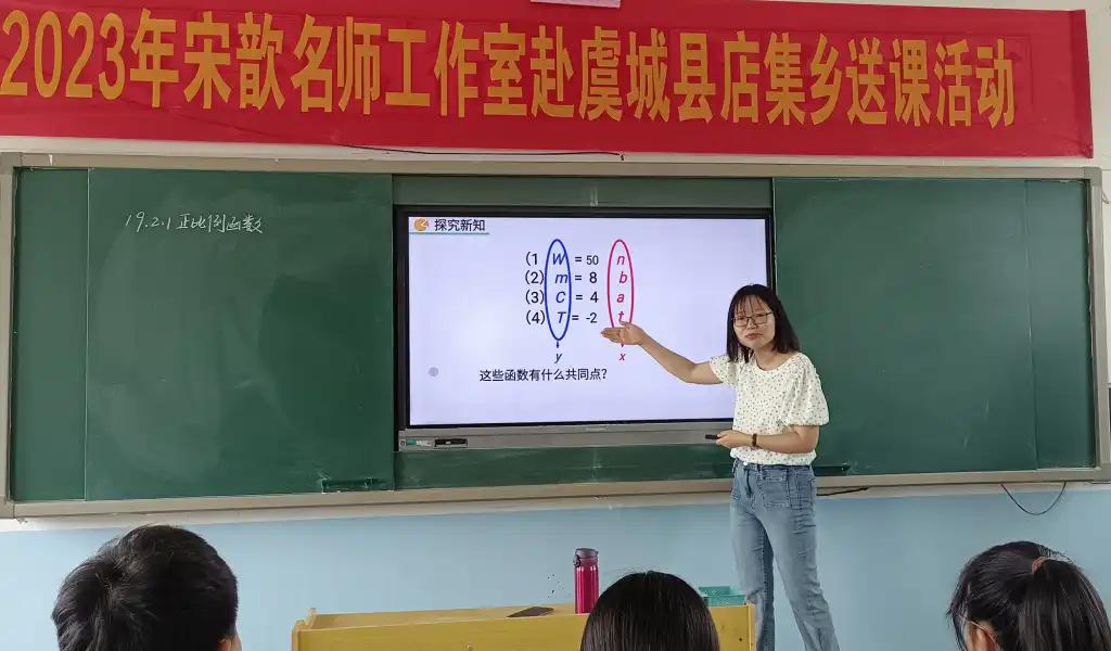 商丘市第一中学赴虞城县店集乡开展送教交流活动