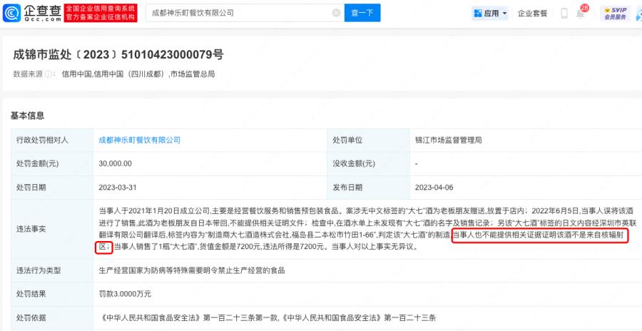 销售日本核辐射地区的食品,日本核辐射食品