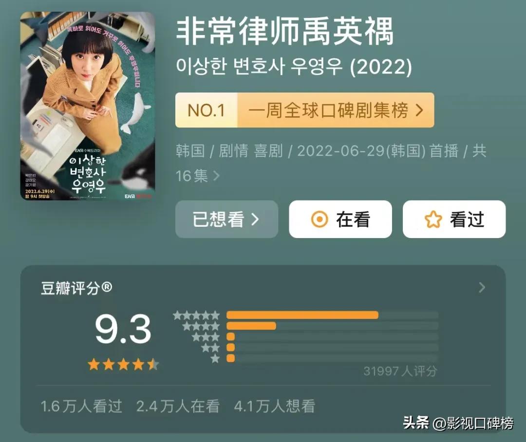 4集飙到9.1分又一部王炸韩剧上线,最近爱豆都在追的韩剧