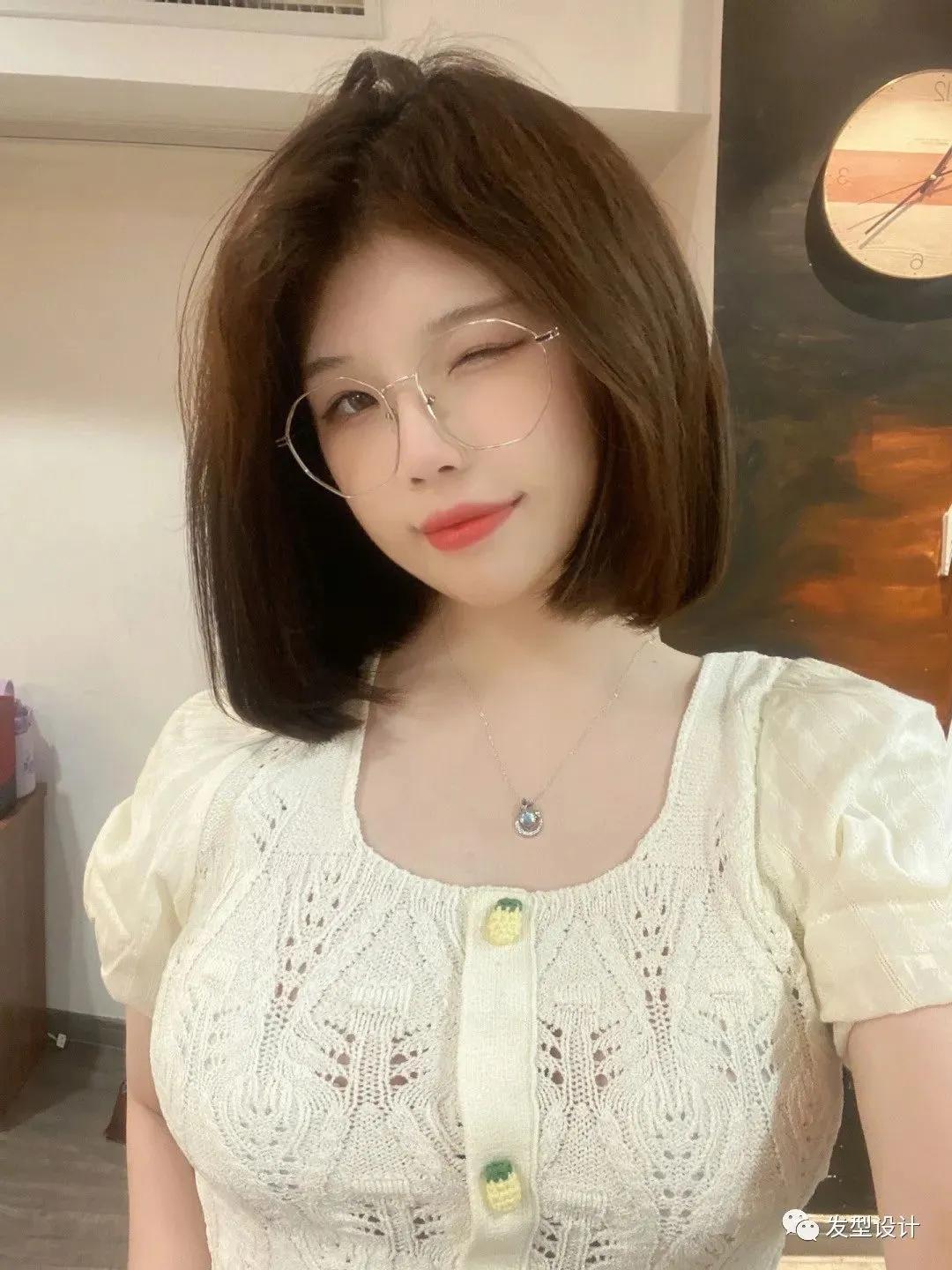 短发推荐大圆脸利落,2021圆脸大脸最火短发