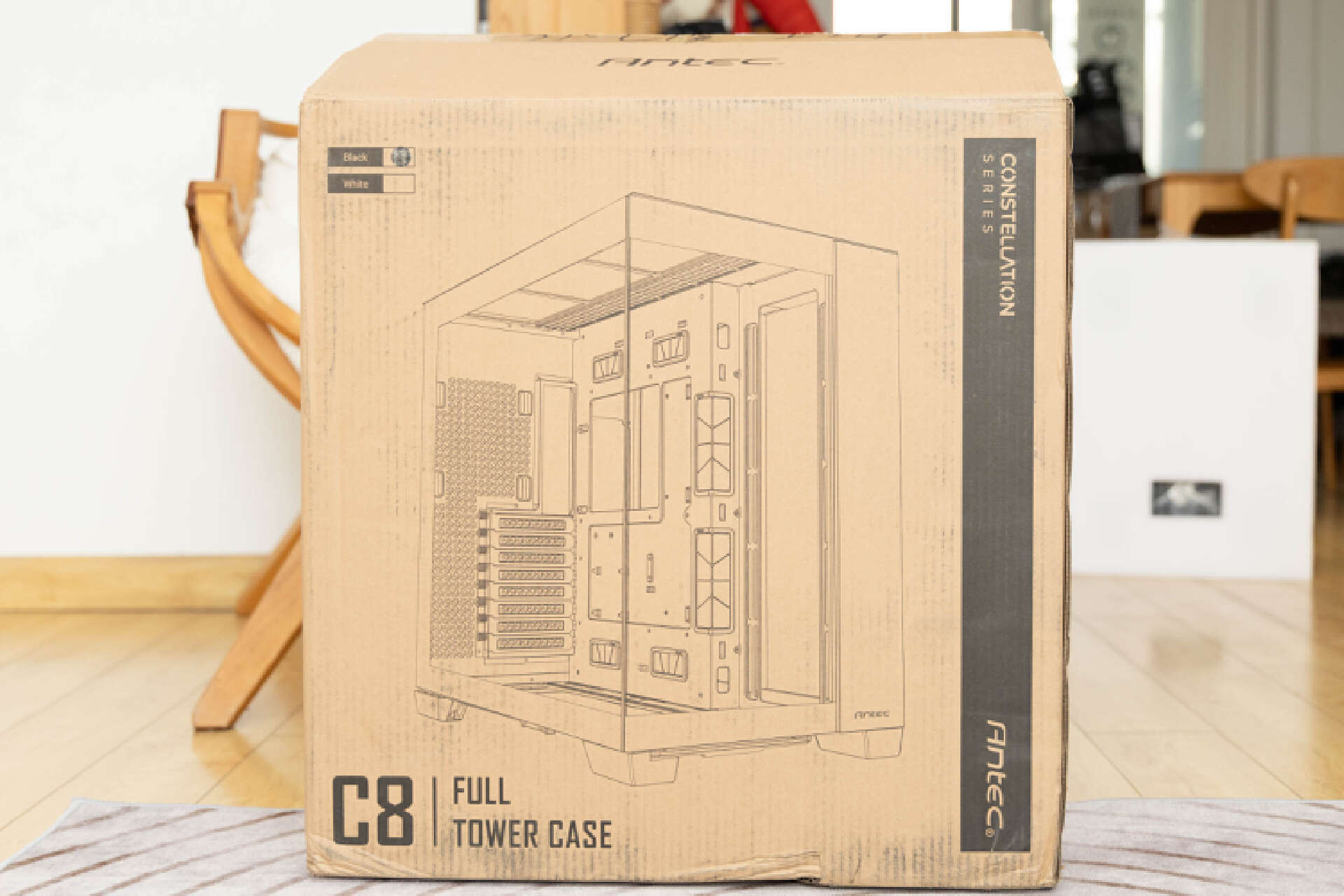 全塔海景房机箱,安钛克机箱c8海景房