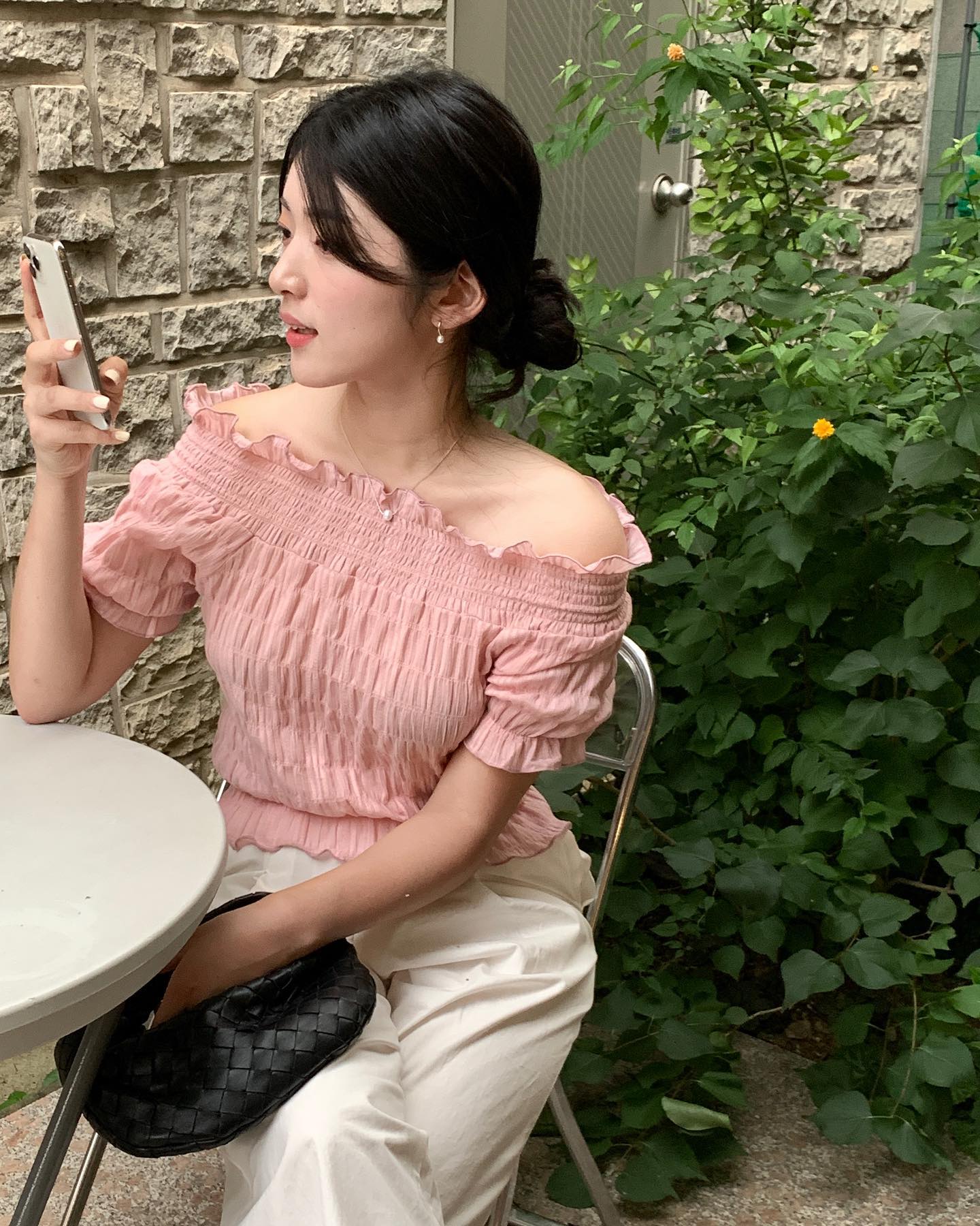 韩版上衣女搭配,泳衣吊带露肩上衣韩国