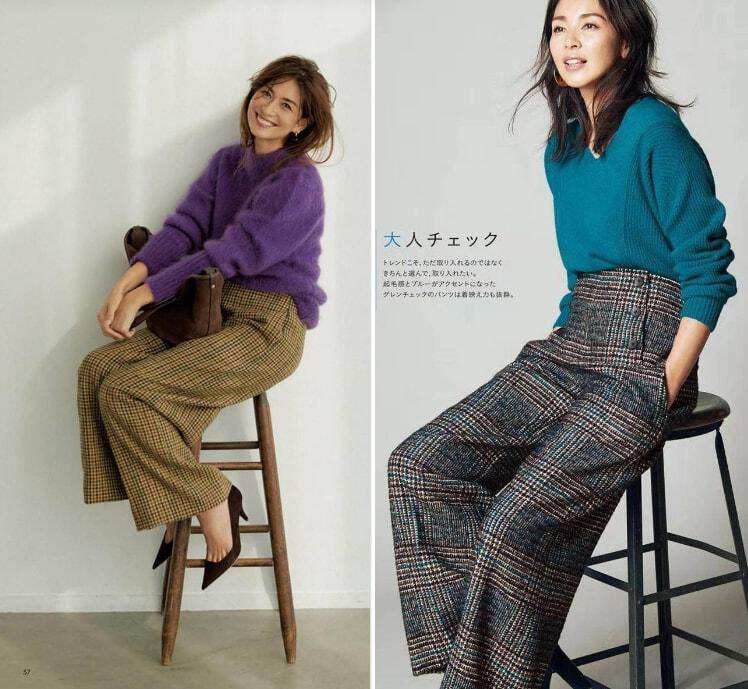 洋气七分阔腿裤适合40岁的人穿,谁说小个子女人不适合穿阔腿裤