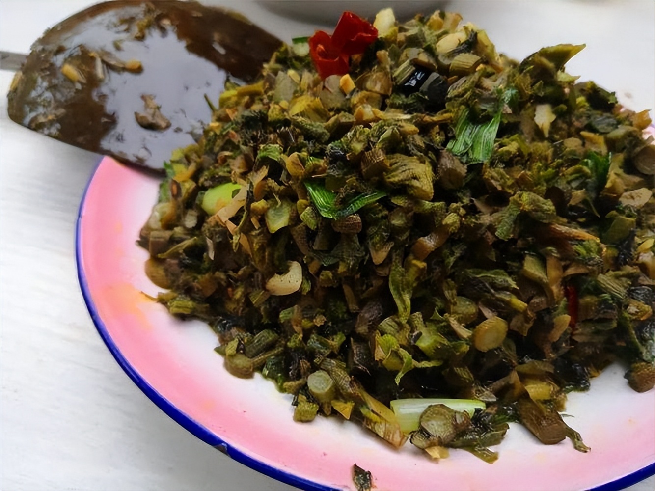 苞谷糁儿酸菜饼 (包谷糁煎馍)