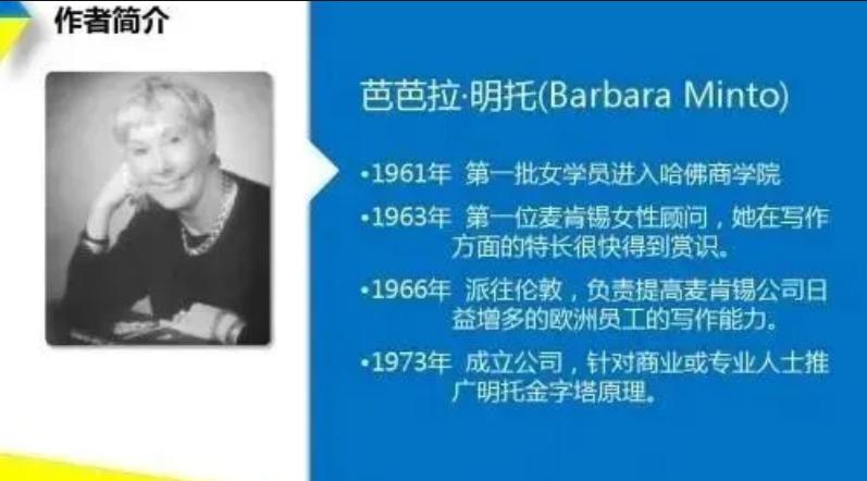 管理咨询必读书——麦肯锡首位女咨询师名著《金字塔原理》