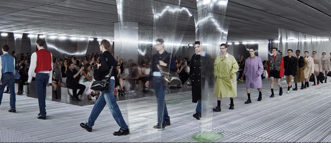 prada2024春夏男装时装秀明星,prada2024早春新款