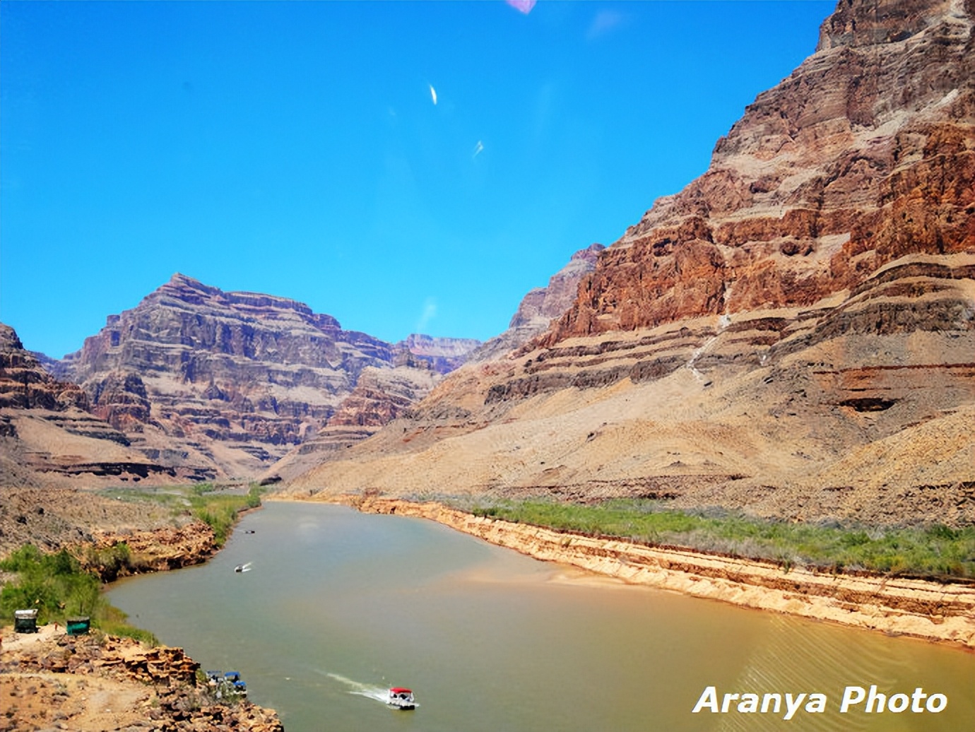 科罗拉多大峡谷飞机航拍,直升飞机体验美国大峡谷