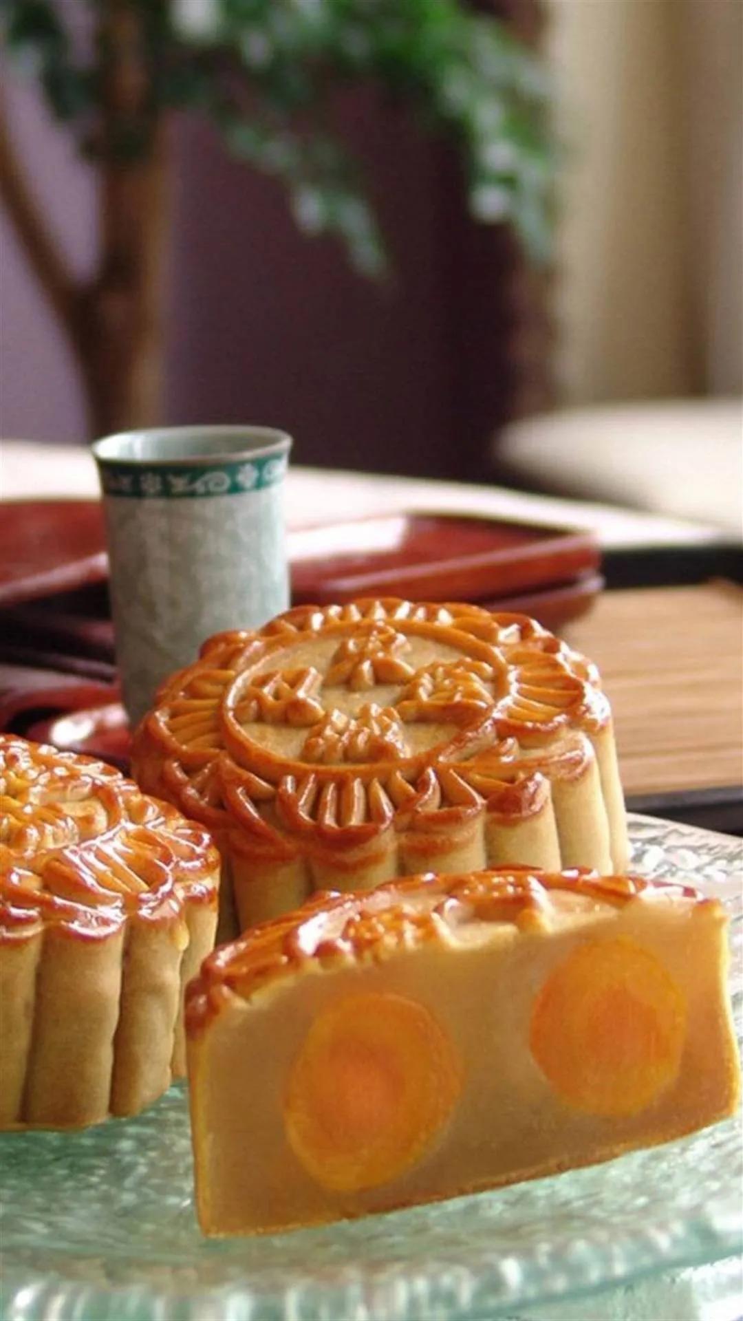 香香甜甜的月饼,中秋月饼壁纸