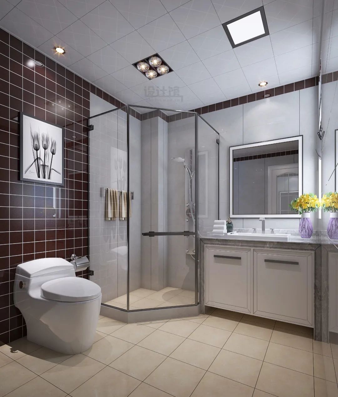 淋浴房怎样设计又省钱又美观,淋浴房怎么设计更合理一些