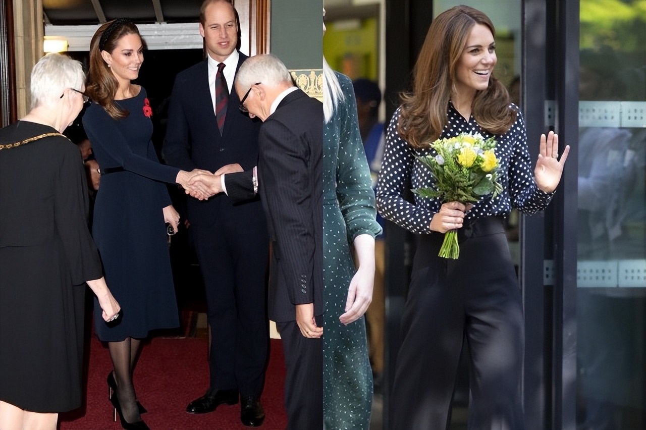 凯特在王室穿衣打扮,凯特王妃得体大方的穿着