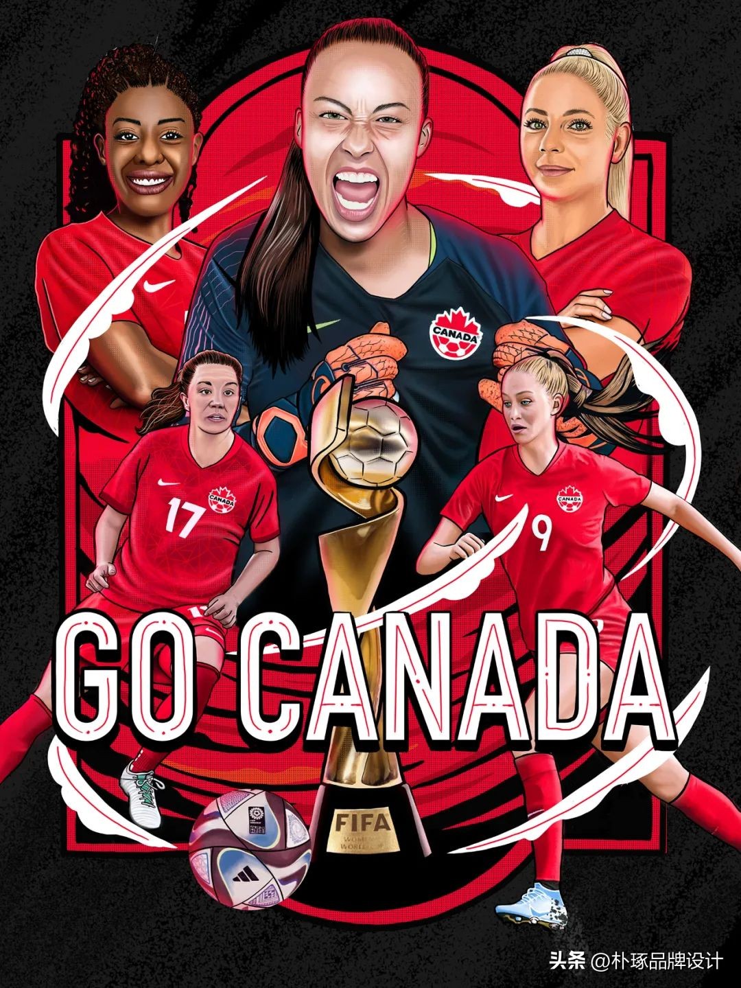 足球运动员手绘图,足球运动员海报设计