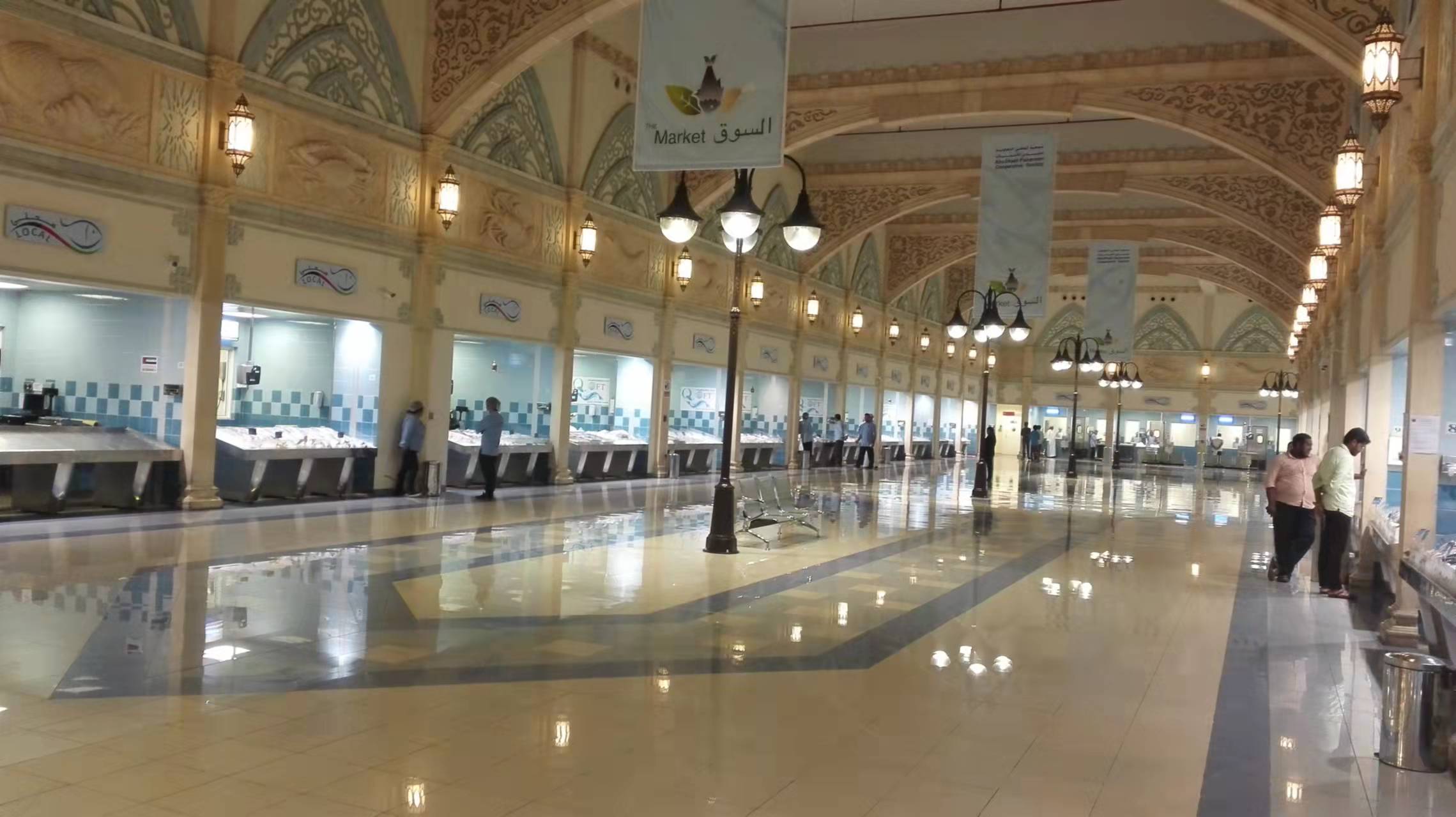 走进迪拜海鲜市场,阿拉伯迪拜逛海鲜市场