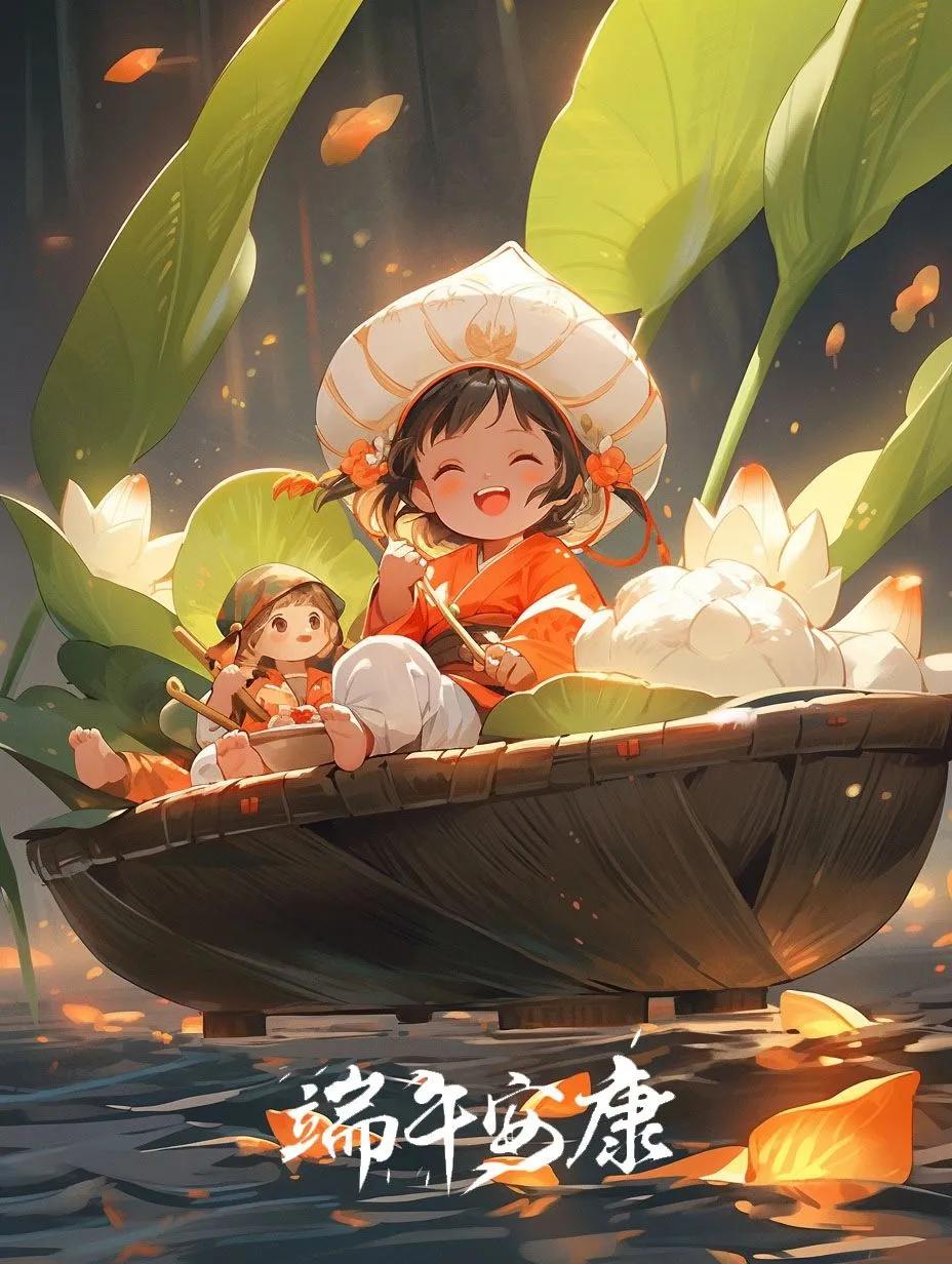 端午节怎么发朋友圈带图片,端午节精美配图