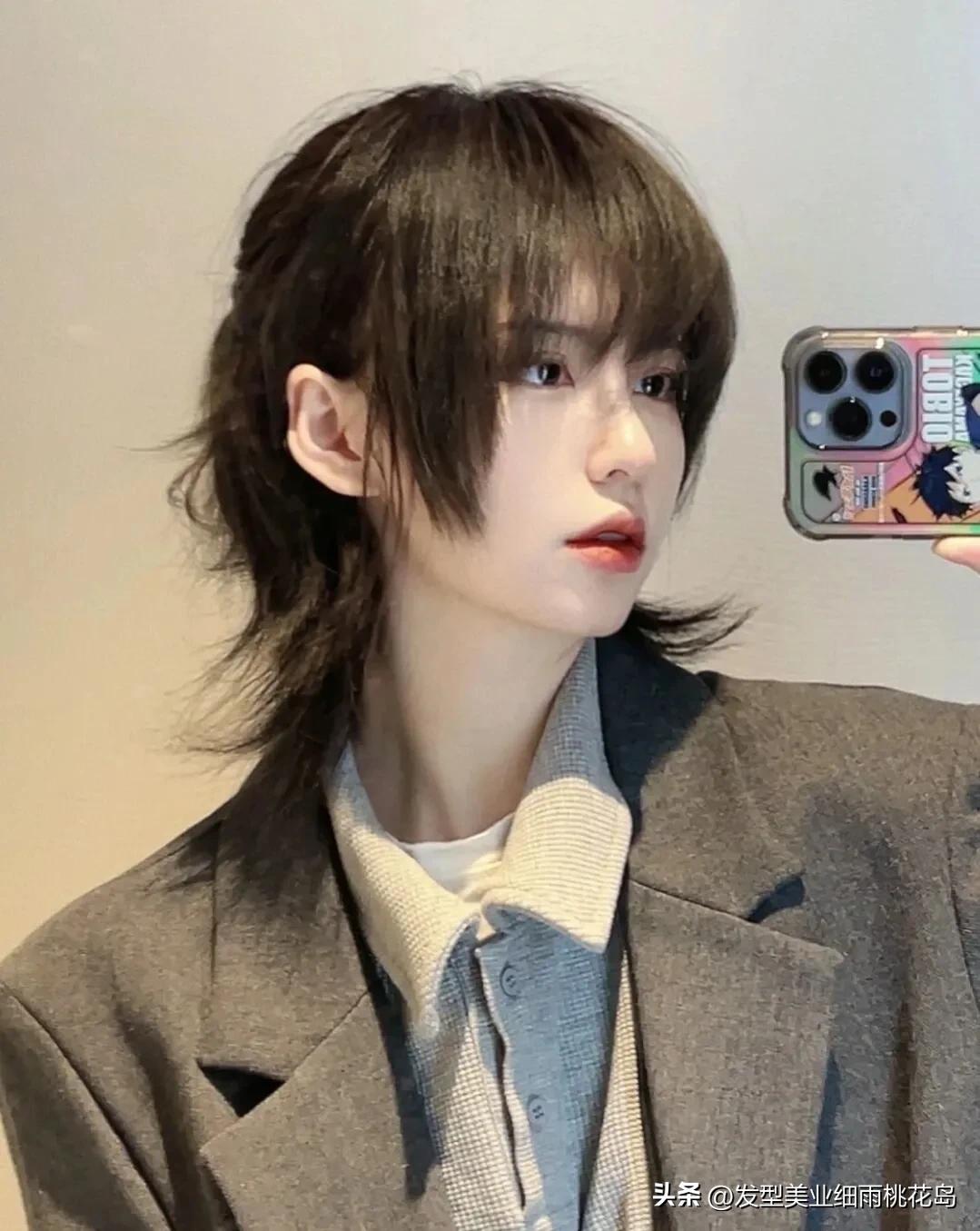 中长狼人鲻鱼头,狼人头发型鲻鱼头