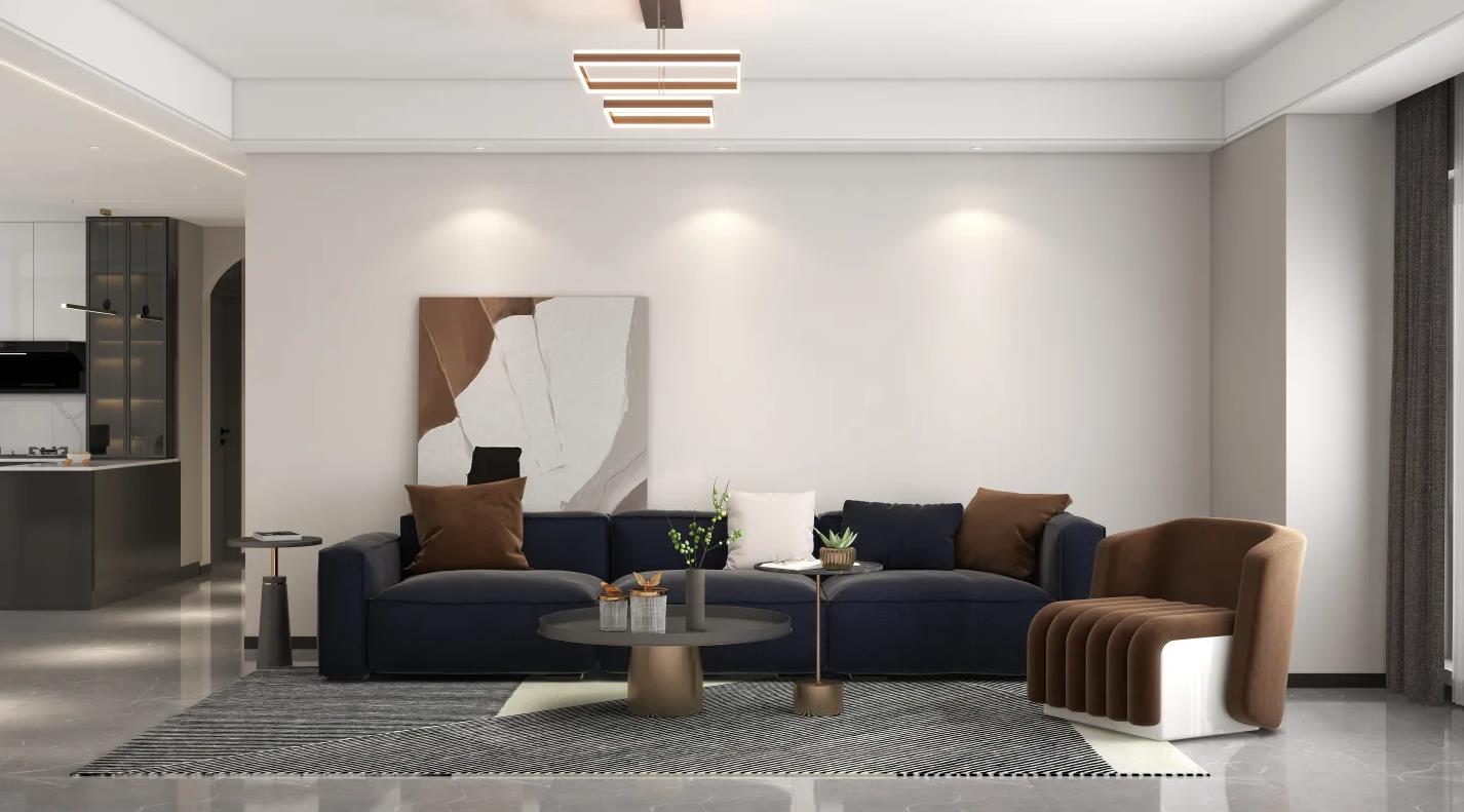 家装风格效果图大全轻奢110平,轻奢风格家装餐厅平面图