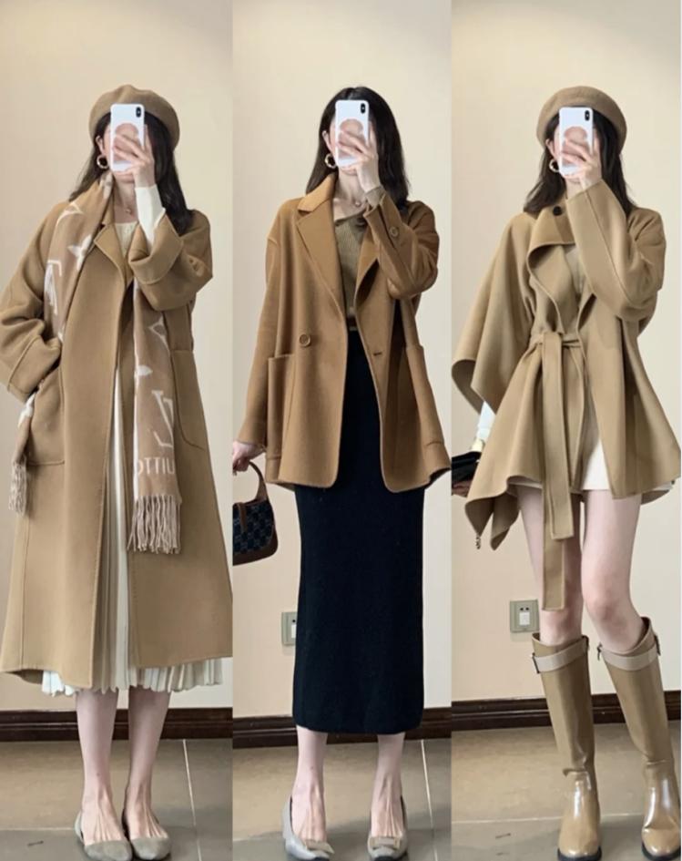 大衣的13套穿搭示范,最全的大衣穿搭教程