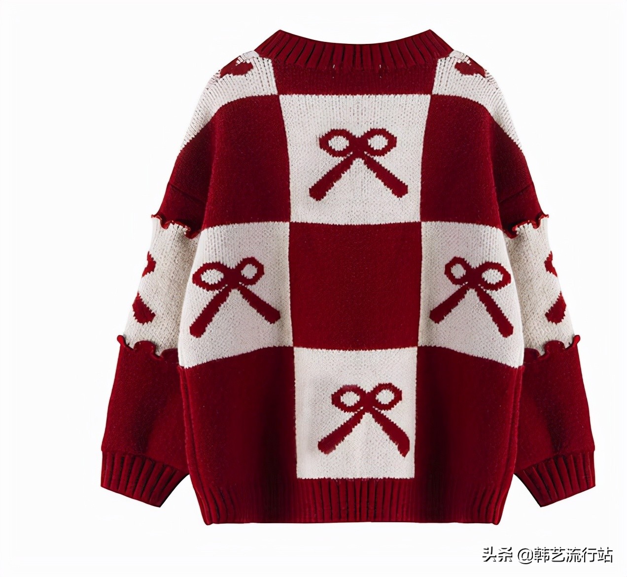 今年女童装最流行毛衣的款式,童装男童针织衫毛衣间色款