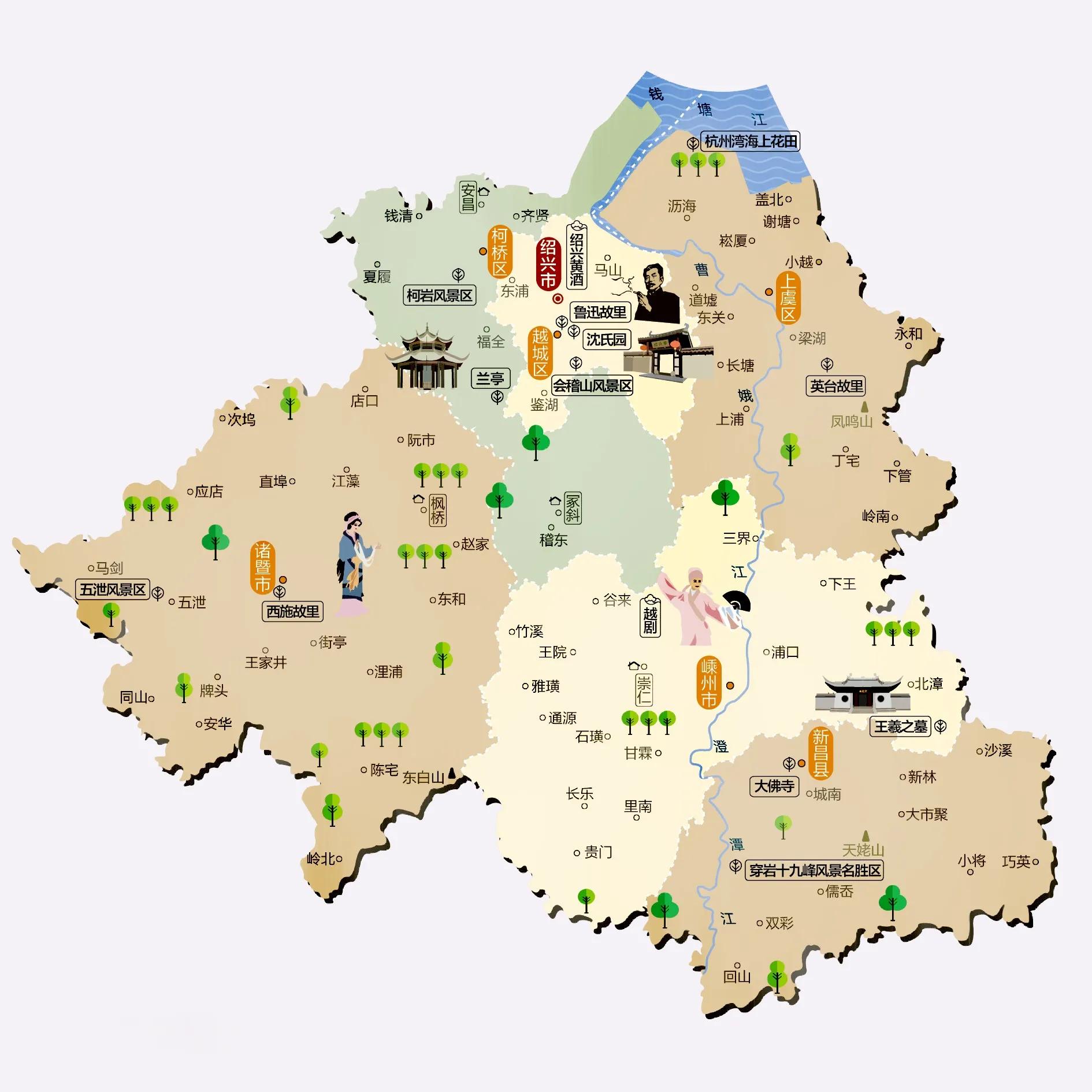 绍兴最值得去的6个地方，去了不后悔，你去过几个？