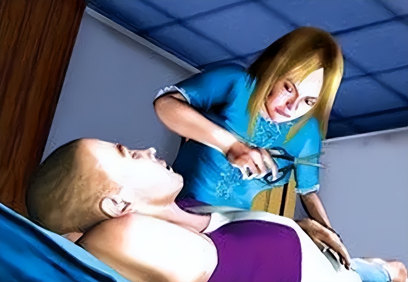 广西一男子被女友切掉生殖器，被救后哭喊：下面太疼，不是男人了