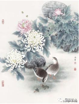 工笔国画花鸟鱼虫作品欣赏,工笔花鸟教学视频教程
