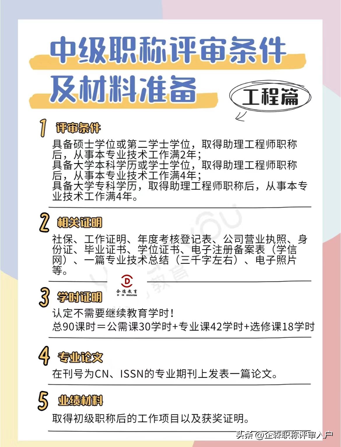 广东工程师职称评审资料整理,广东中级机械工程师职称评审条件