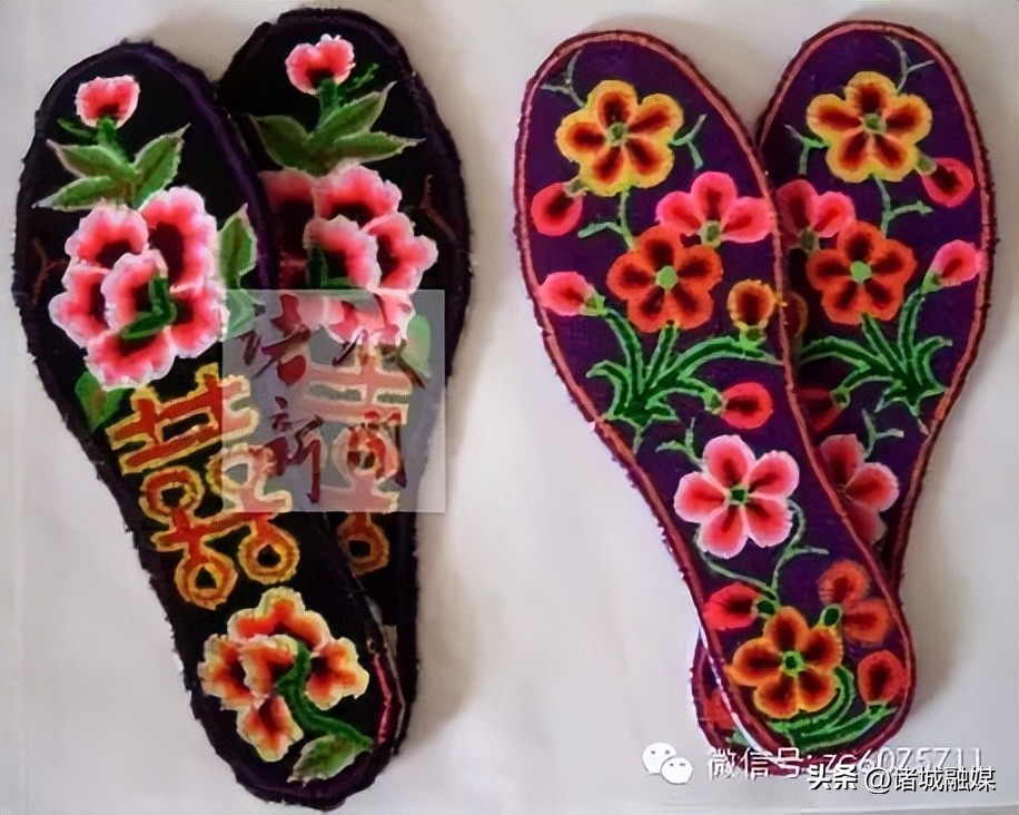 【龙乡老行当】——割花鞋垫