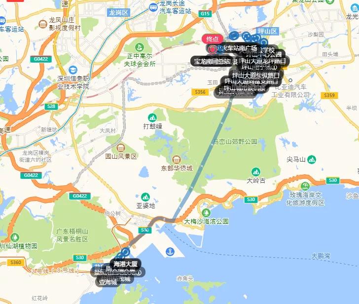 坪盐通道和南坪快速互通吗,坪盐通道会规划公交车吗