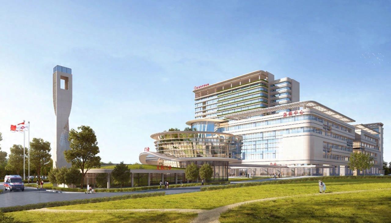 中堂医院改扩建项目主体封顶，拟2025年初投入使用