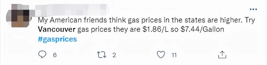 卑诗省油价持续飙升米面肉奶价格涨幅巨大居民恐慌性囤货