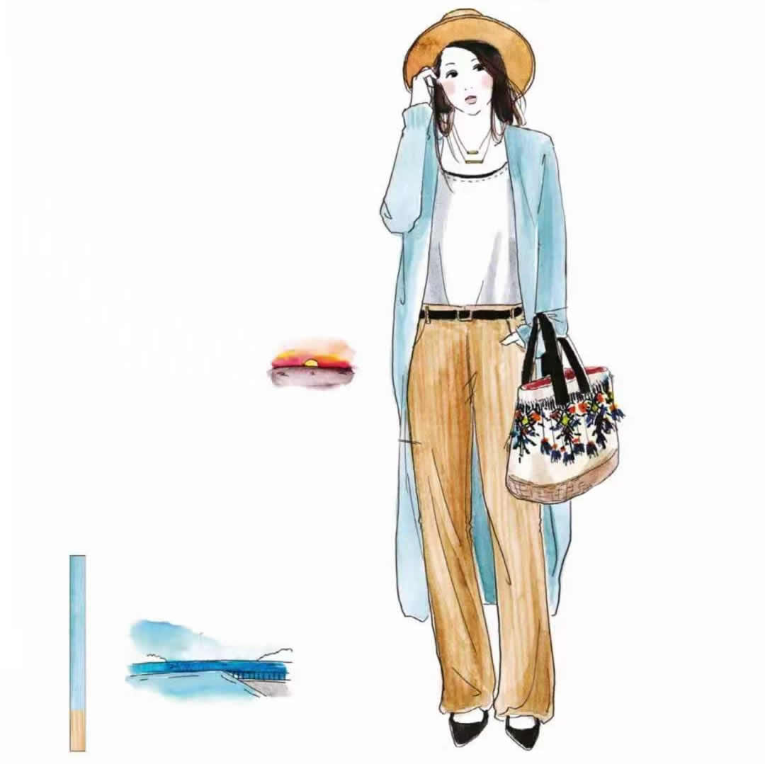 秋冬简单亮色高级感穿搭,冬季永不过时的文艺风穿搭