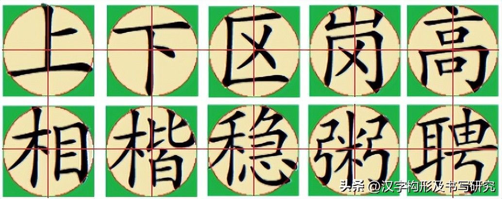 规范汉字的八种基本笔画,汉字笔画的对比关系