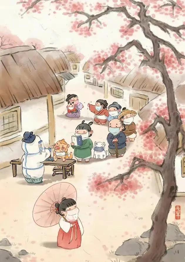 网友画的教材封面,网友画的小学教材插画对比图