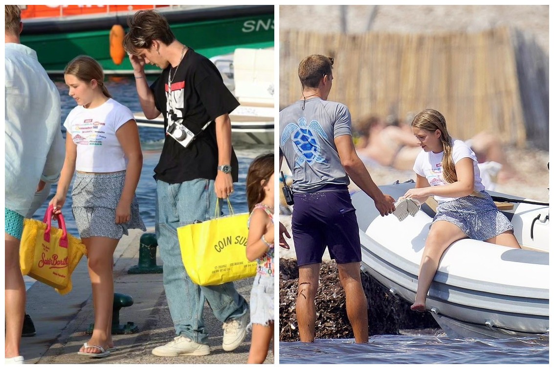 贝克汉姆小七女儿穿搭,贝克汉姆小七夏日长裙