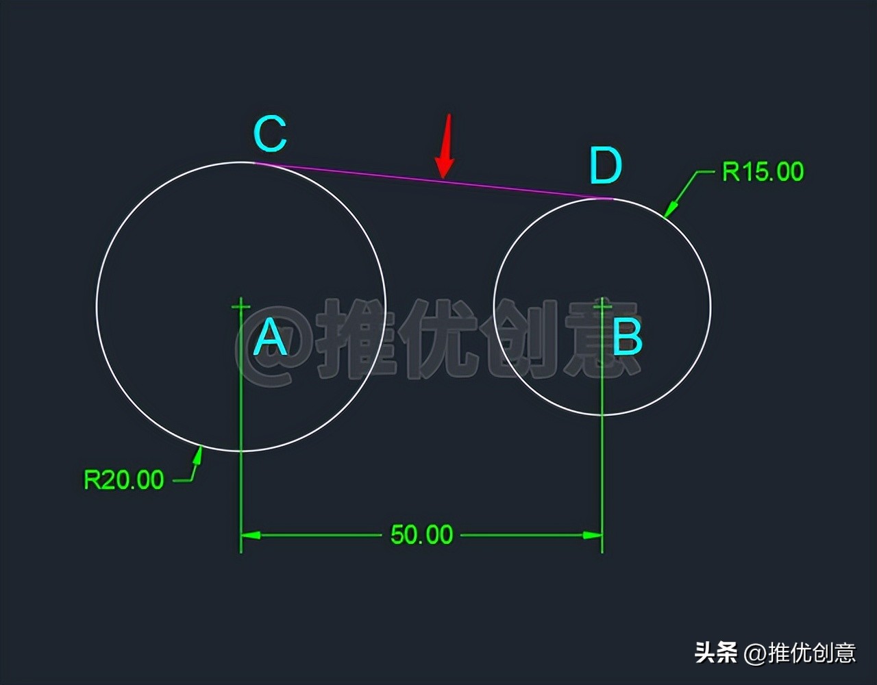 cad制图等分初学入门,cad如何使用等分功能画图