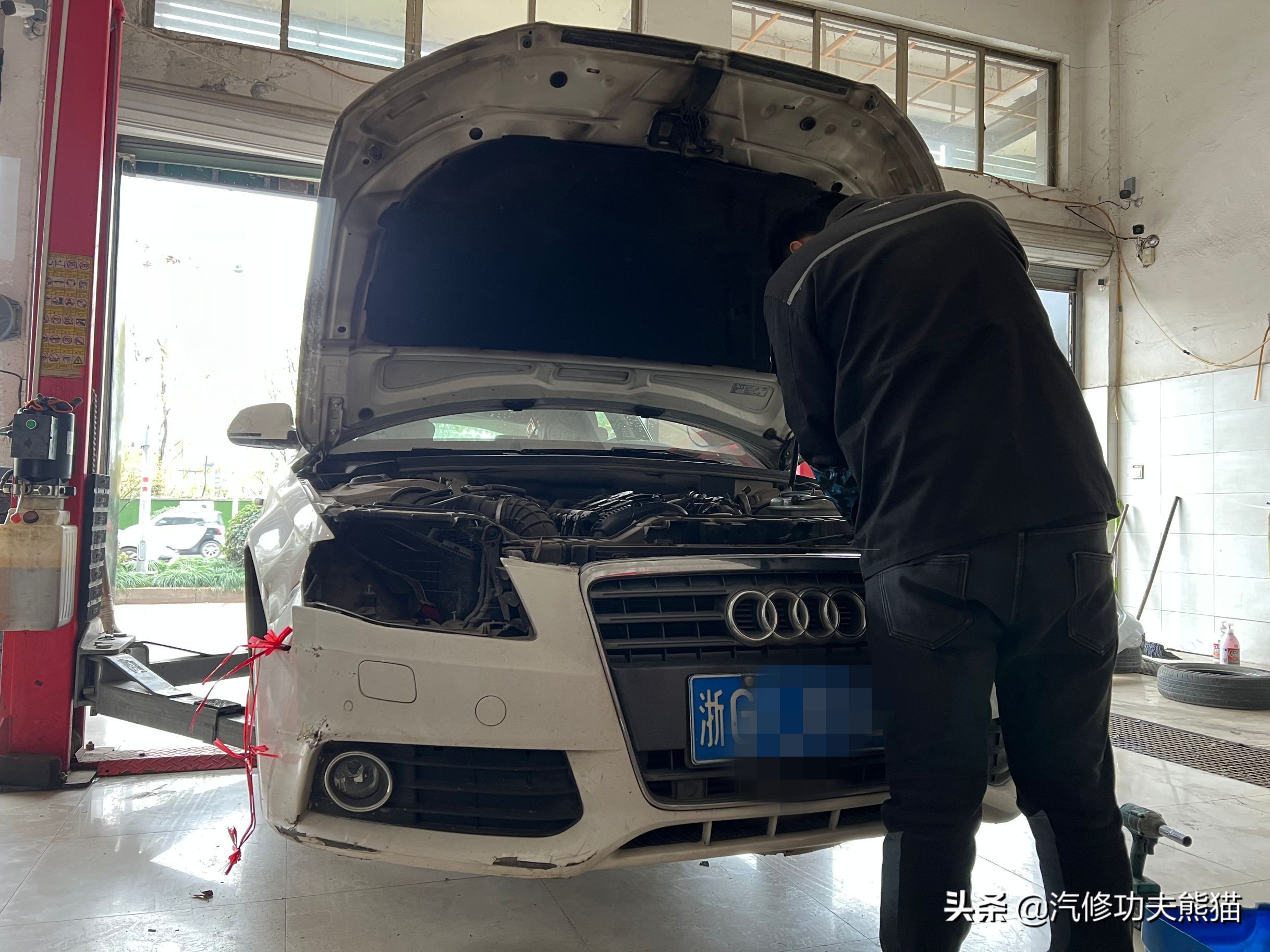 老车翻新修复奥迪a4,修复报废奥迪a4