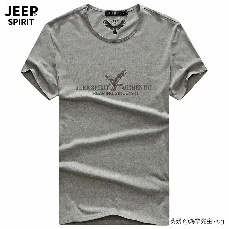 jeep短袖t恤专卖店男装翻领,jeep短袖t恤男纯棉官方正品