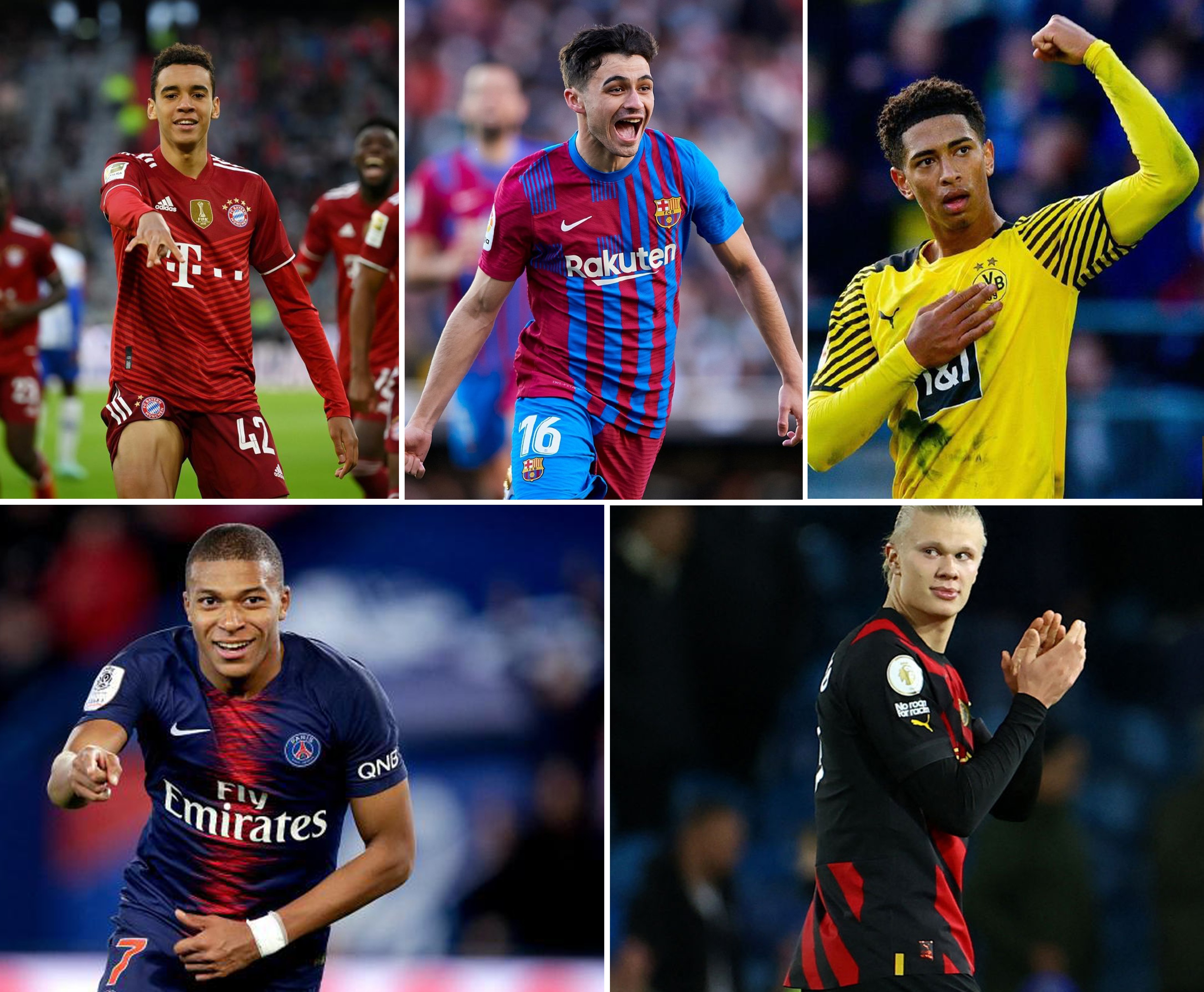 世界足坛50大希望之星,2022足坛十大未来之星