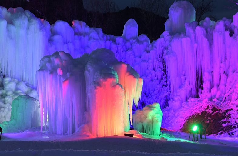 保定周边一日游的绝佳去处冰瀑,平山沕沕水冰瀑一日游攻略