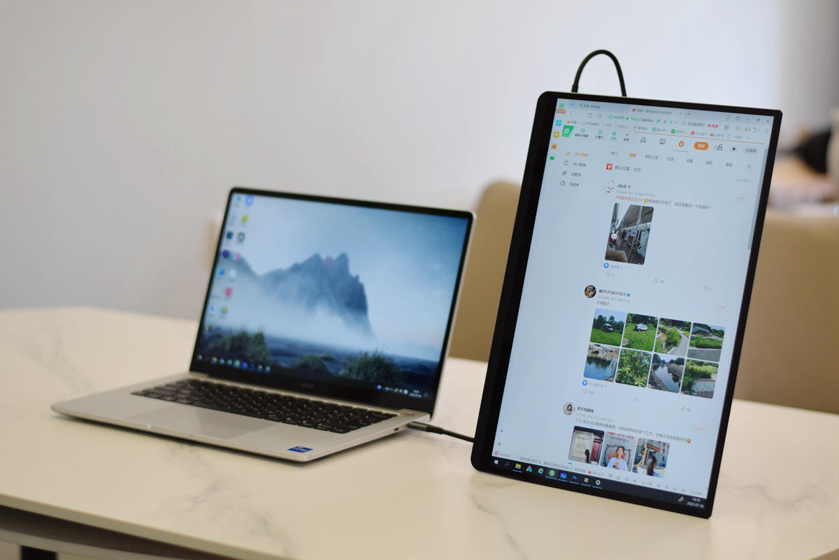 笔记本屏幕太小办公难受,笔记本电脑太小想连个显示屏