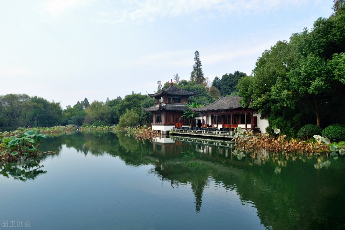 国庆西湖十景,国庆节的西湖风景区