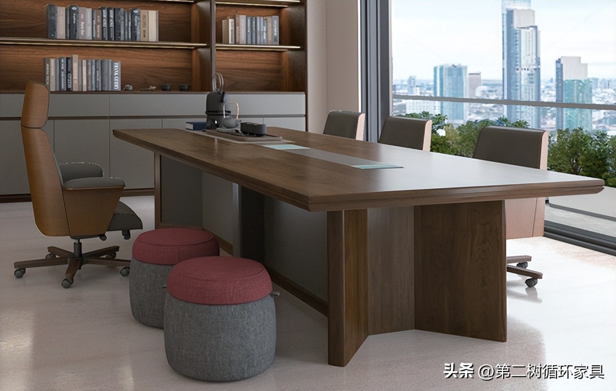 办公家具全套高级感现代轻奢,办公家具时尚简约推荐