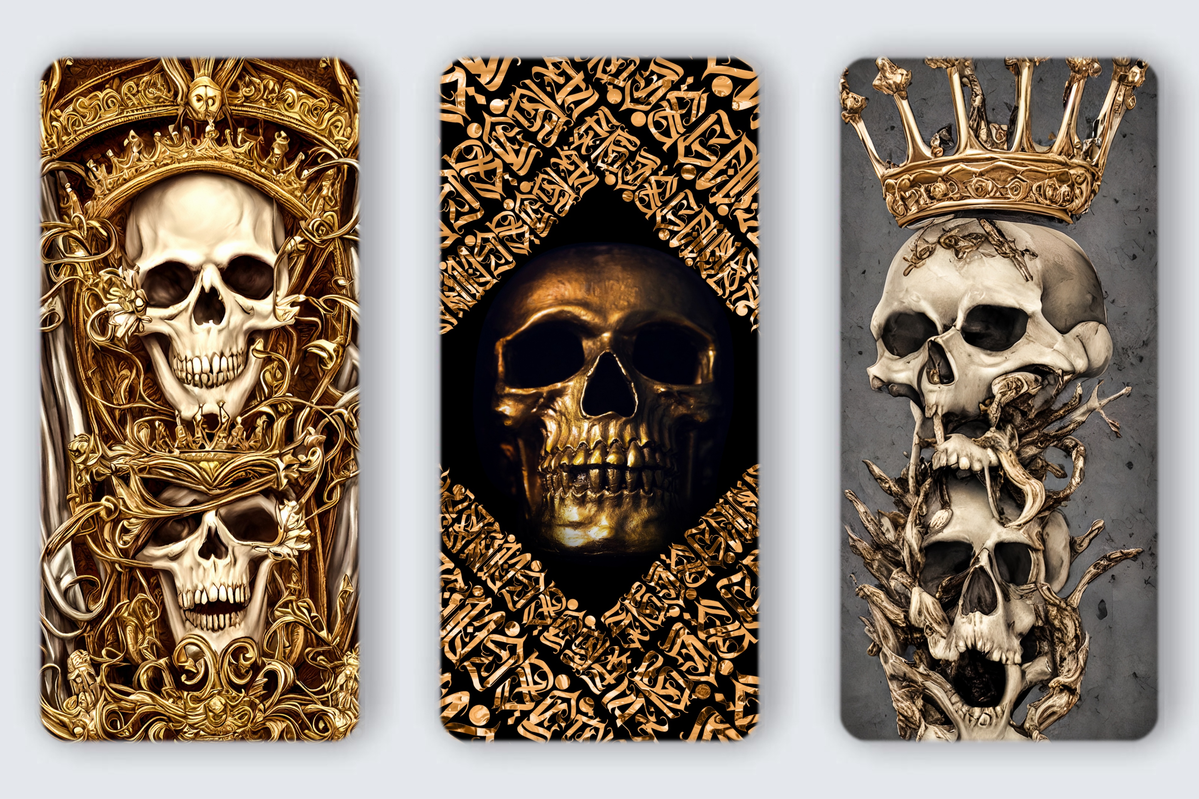 壁纸图集骷髅花,骷髅壁纸超清4k手机壁纸