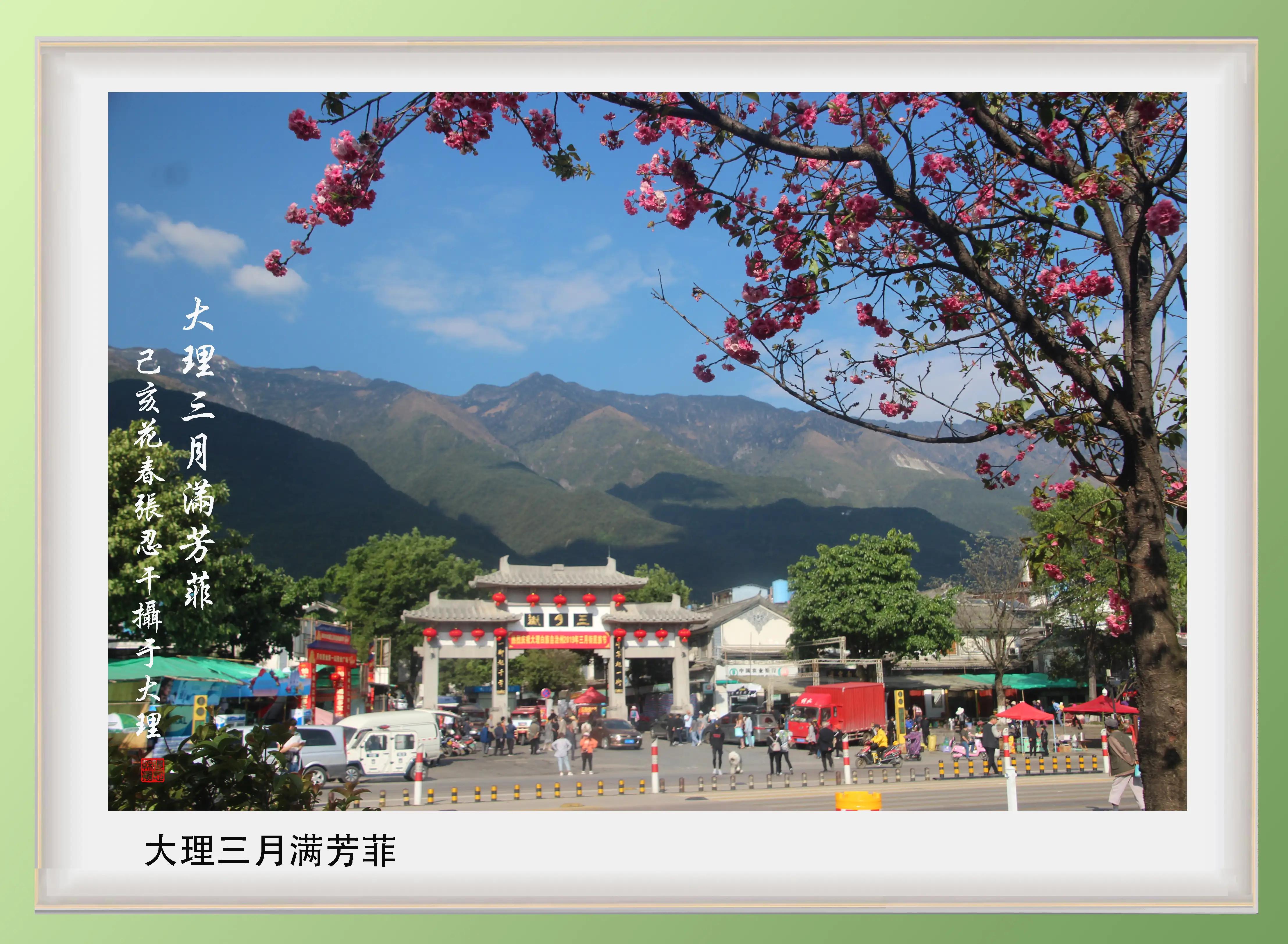 【松柏】诗图战友情（二十三）大理三月街